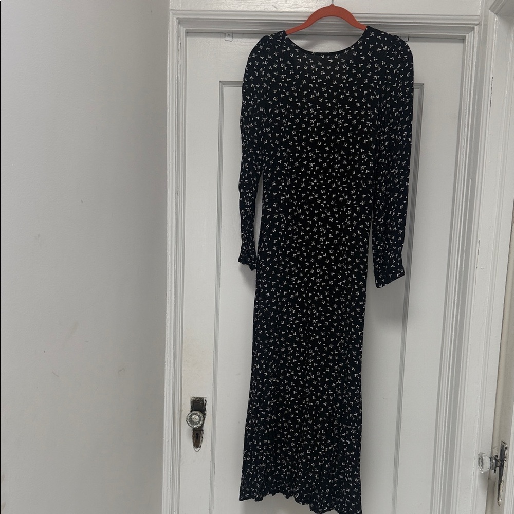 Flynn Skye Black and White Long Sleeve Dress
